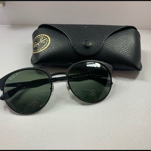 Matte Black Ray Ban Highstreet  Sunglasses